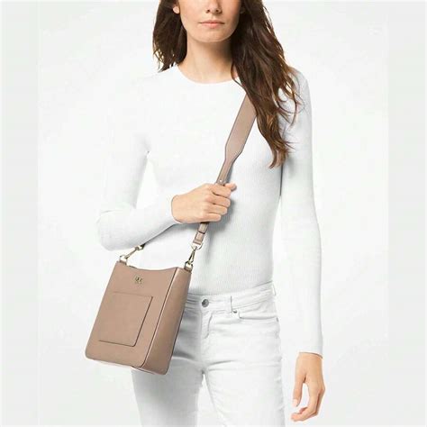 michael kors truffle crossbody|MICHAEL KORS Gloria Crossbody Bag In Truffle .